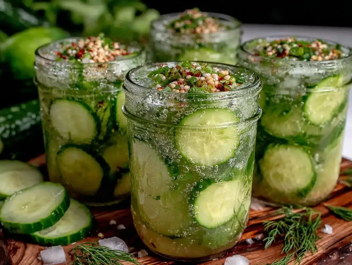 quick easy crisp refrigerator dill pickles preparation steps
