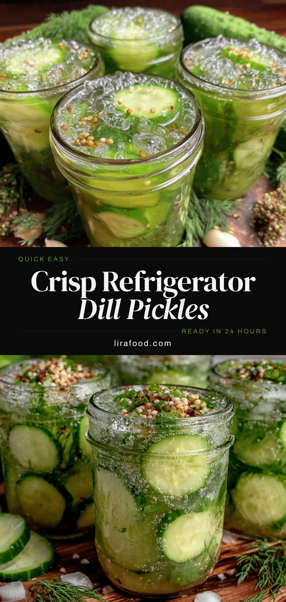quick easy crisp refrigerator dill pickles recipe