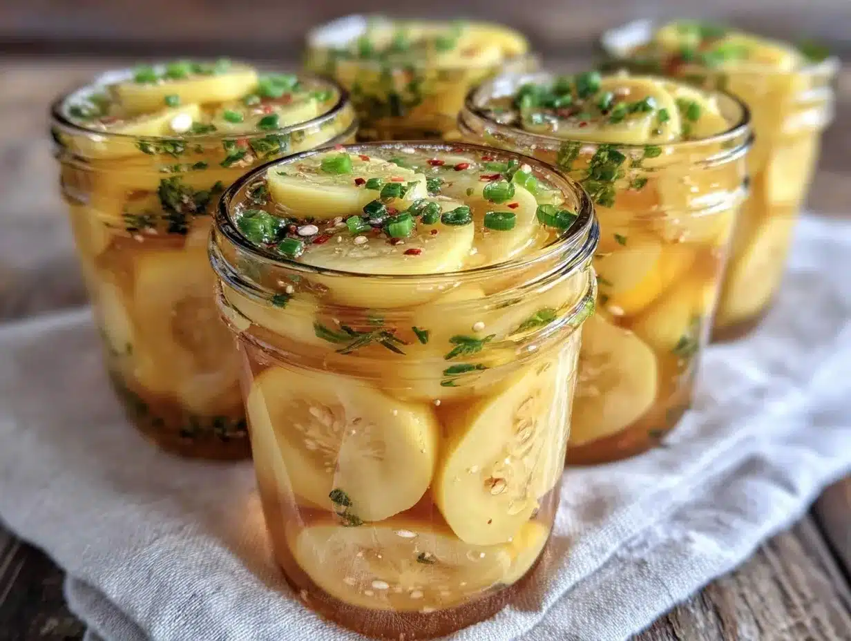 quick pickled banana peppers preparation steps