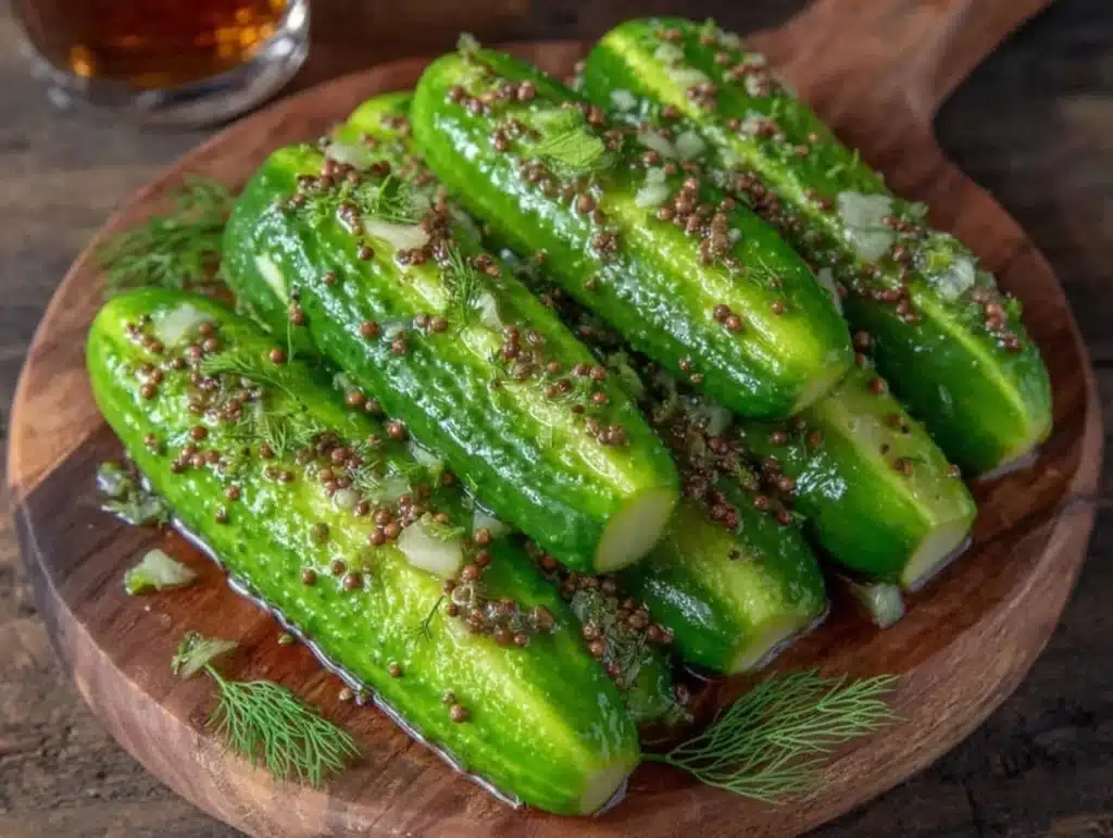 refrigerator dill pickle spears - featured image