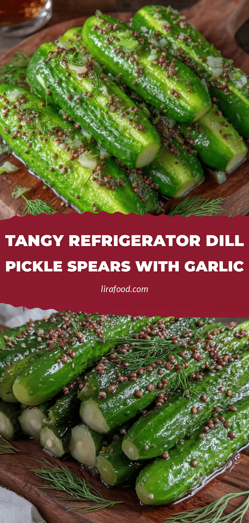refrigerator dill pickle spears recipe