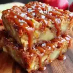 Salted Brown Butter Apple Blondie Bars - featured image