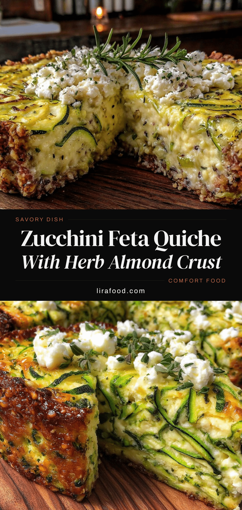 savory zucchini and feta quiche recipe