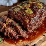 slow cooker mississippi pot roast - featured image
