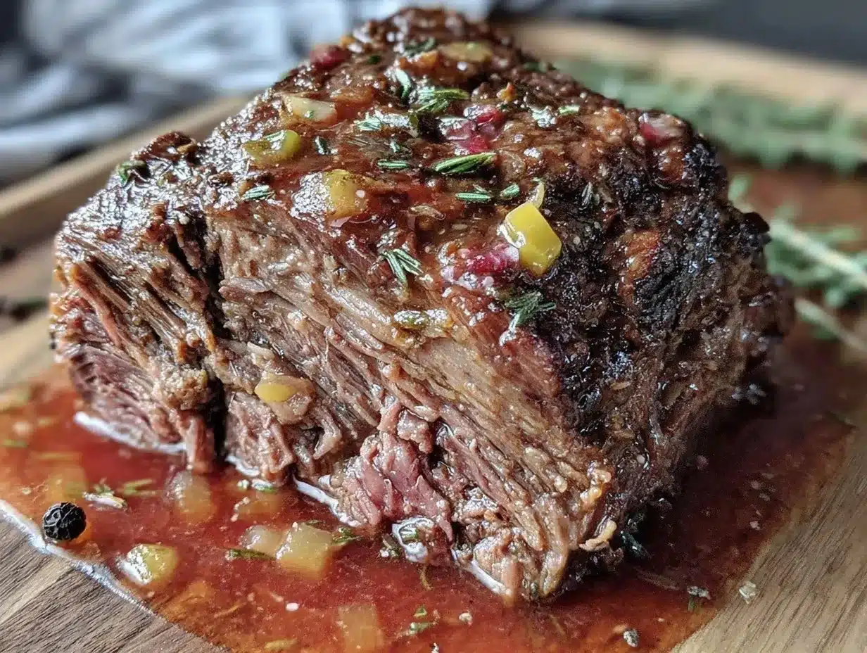 slow cooker mississippi pot roast preparation steps