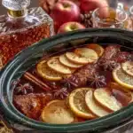 slow cooker spiced cider - featured image