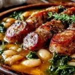 slow cooker white bean and kale soup - featured image