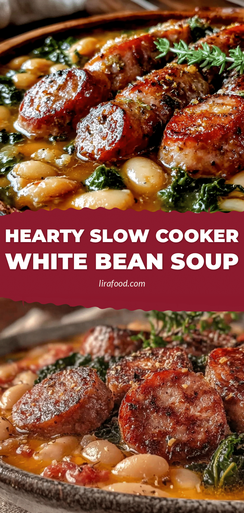 slow cooker white bean and kale soup recipe