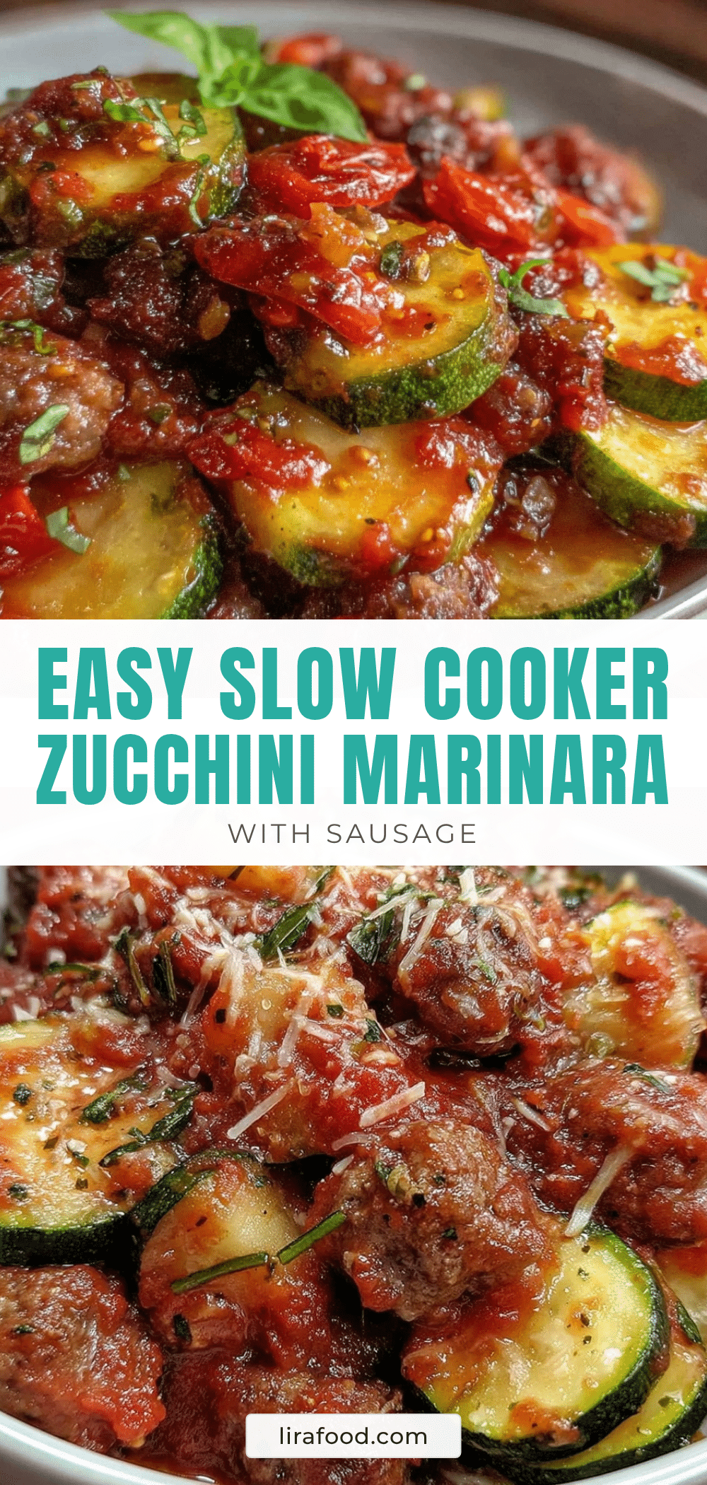 slow cooker zucchini marinara recipe