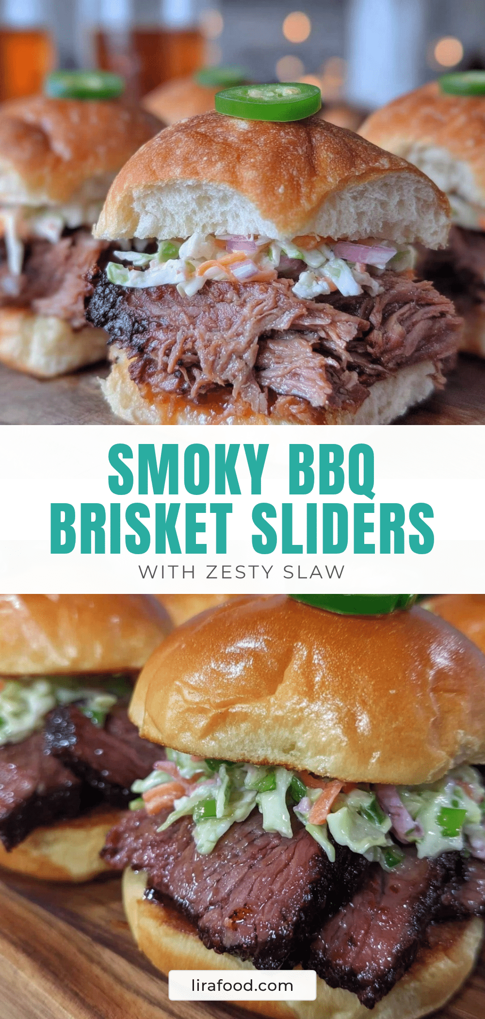 smoked bbq brisket sliders recipe