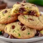 Soft Chewy Zucchini Chocolate Chip Cookies - featured image