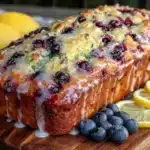 ultra moist blueberry zucchini bread - featured image