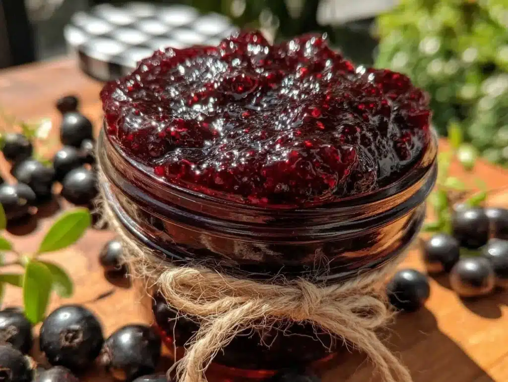 wild-picked huckleberry jam - featured image