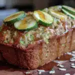 zucchini banana oat breakfast loaf - featured image