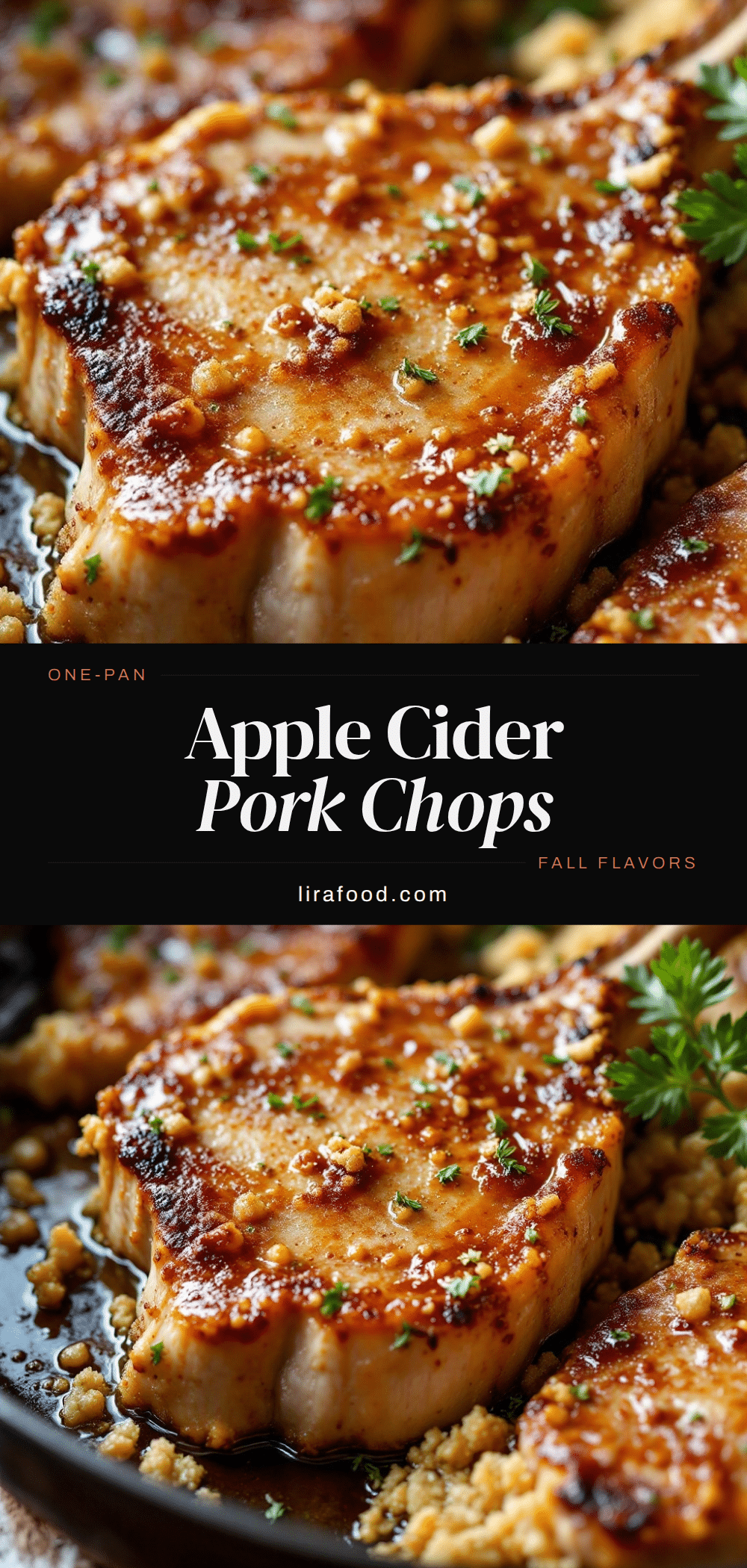 apple cider braised pork chops recipe