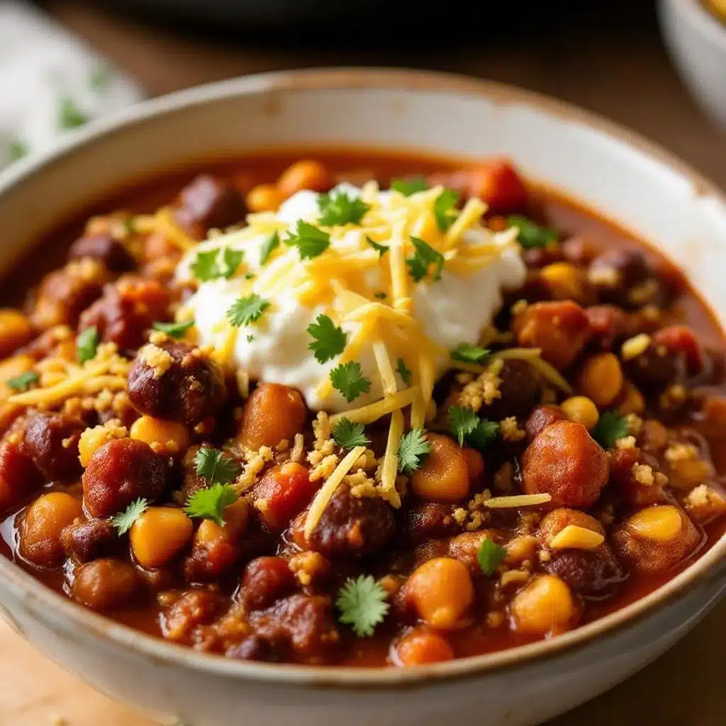 best slow cooker football sunday chili - featured image