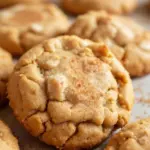 brown butter pumpkin snickerdoodle cookies - featured image