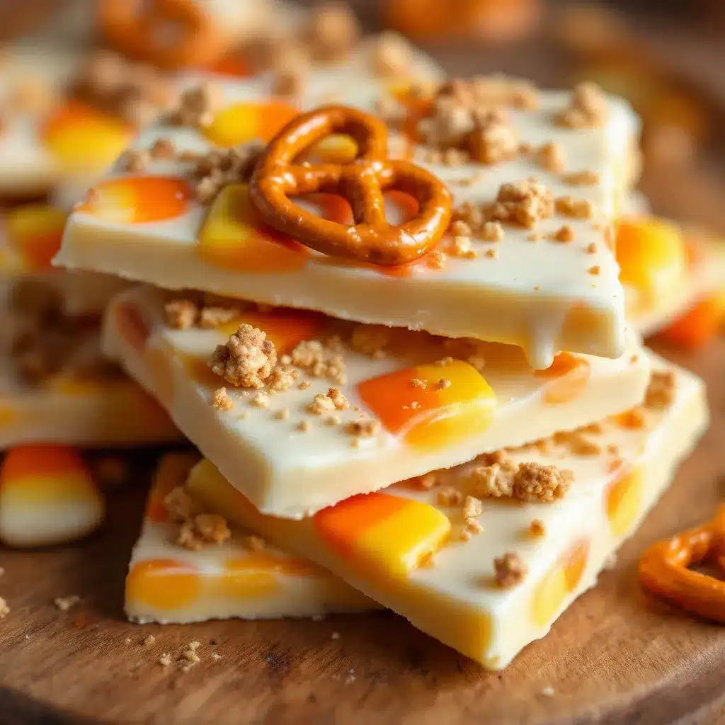 candy corn bark preparation steps