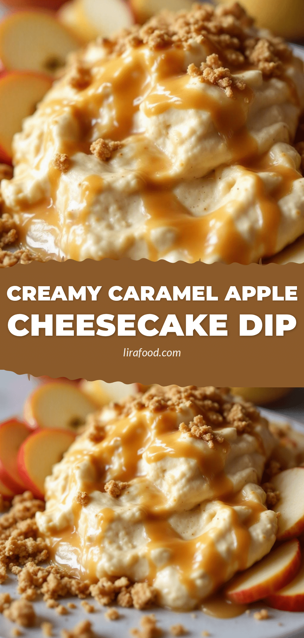 caramel apple cheesecake dip recipe