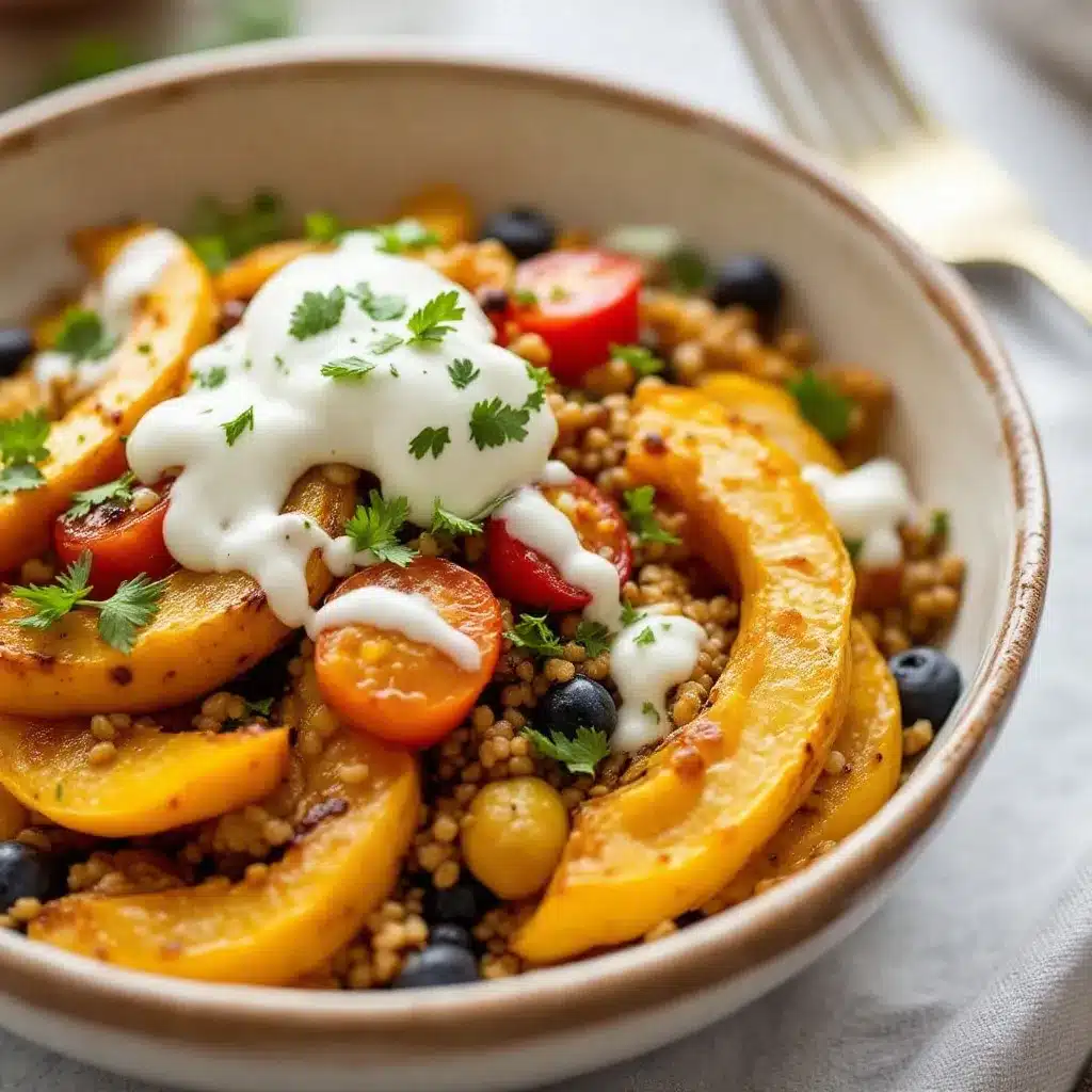 caramelized maple roasted delicata squash preparation steps