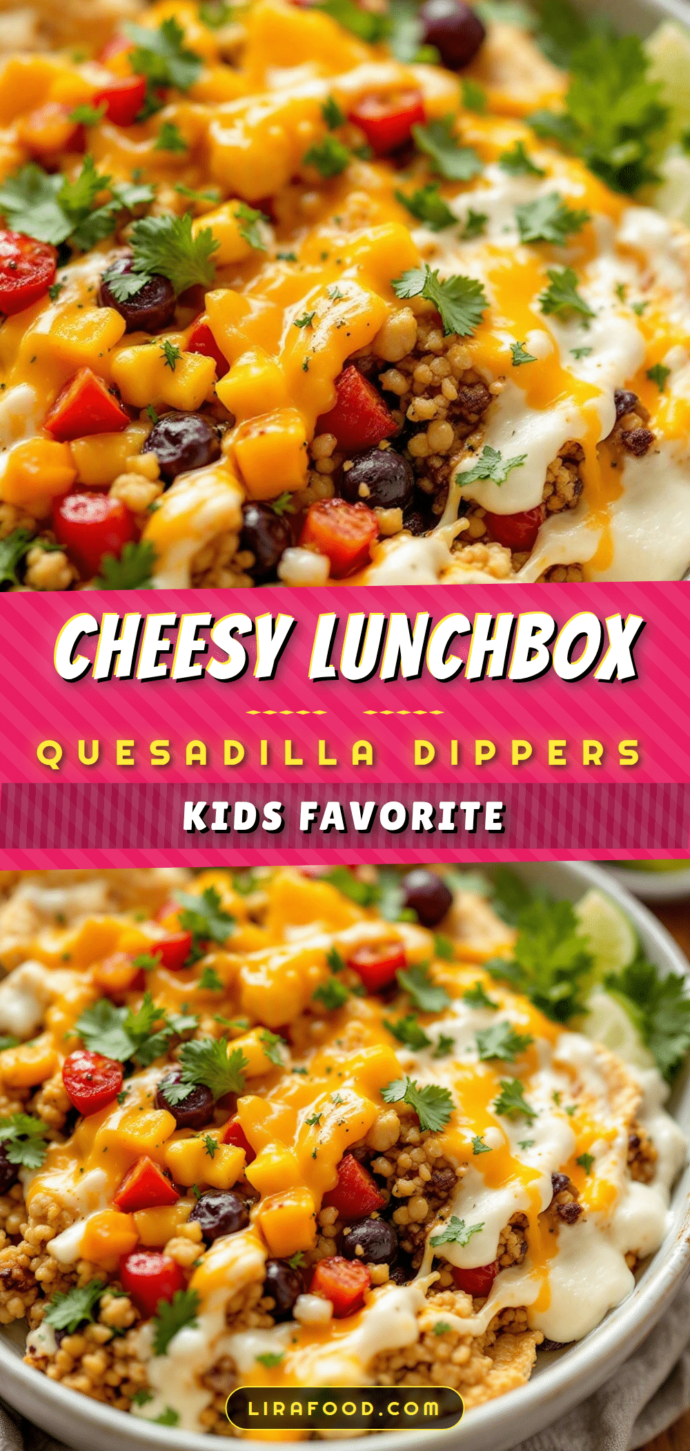 cheese quesadilla dippers recipe