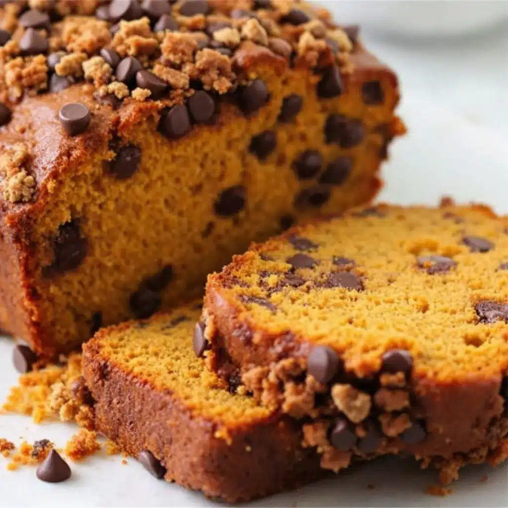 chocolate chip pumpkin bread preparation steps