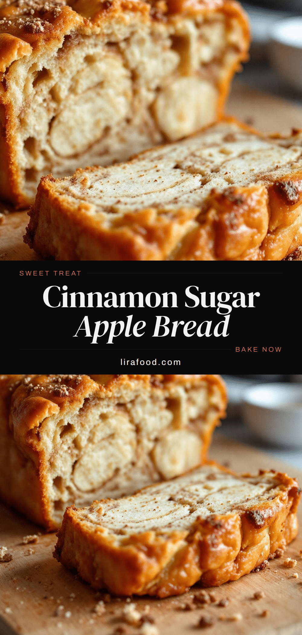 cinnamon apple fritter bread recipe