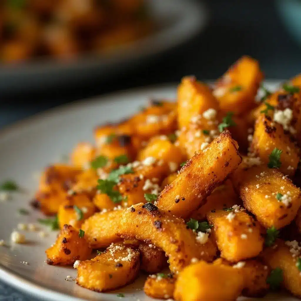 crispy parmesan butternut squash fries - featured image