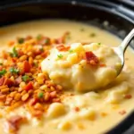 crockpot loaded baked potato soup - featured image