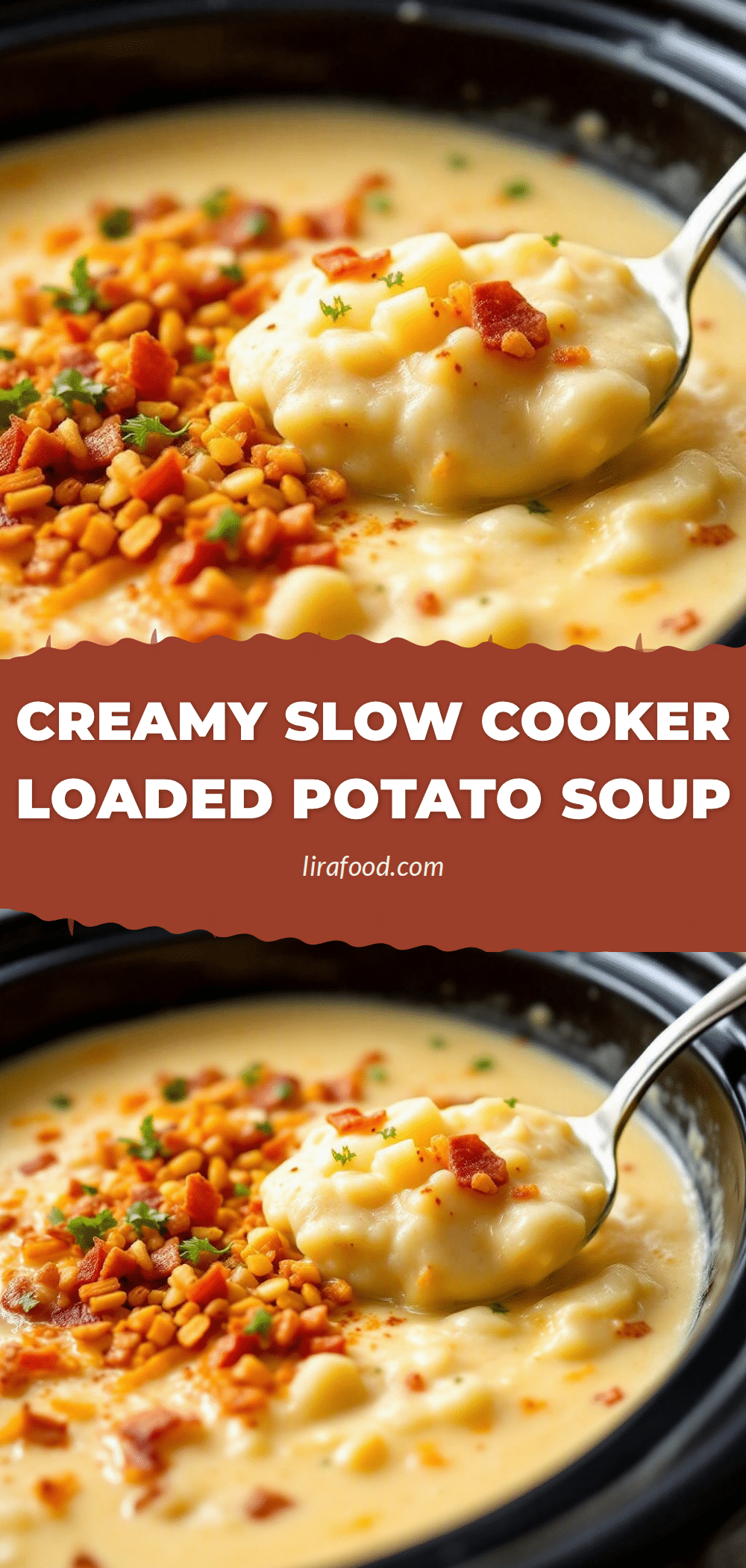 crockpot loaded baked potato soup recipe
