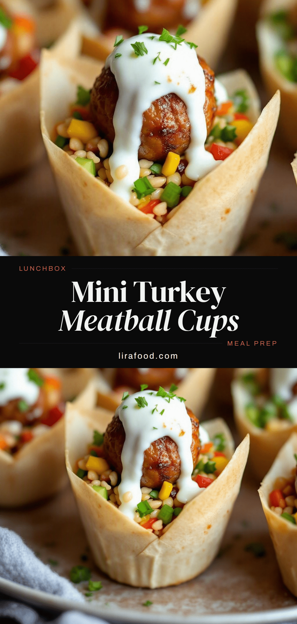 easy mini turkey meatball lunchbox cups recipe