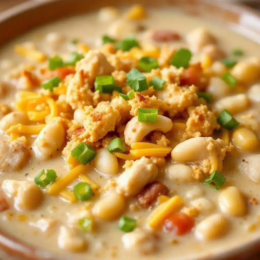 easy slow cooker white chicken chili - featured image