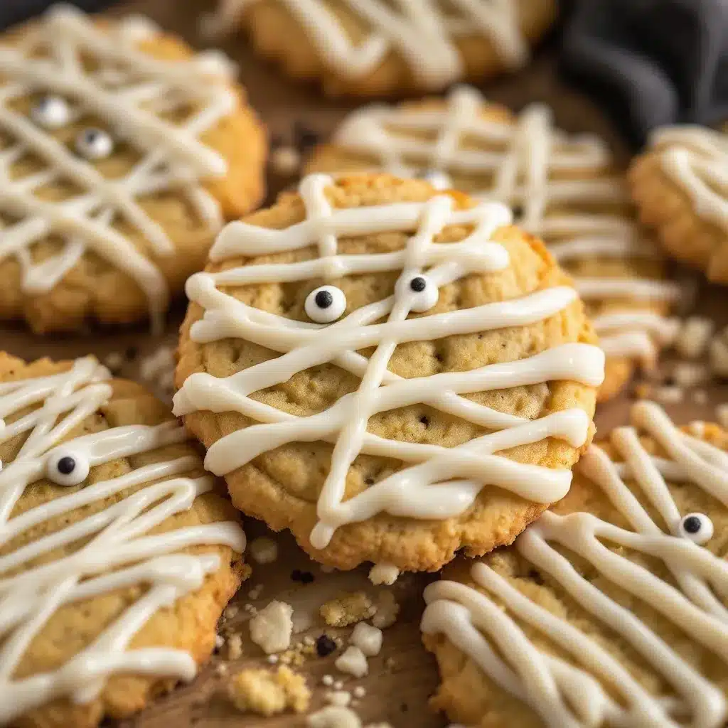 halloween mummy sugar cookies preparation steps