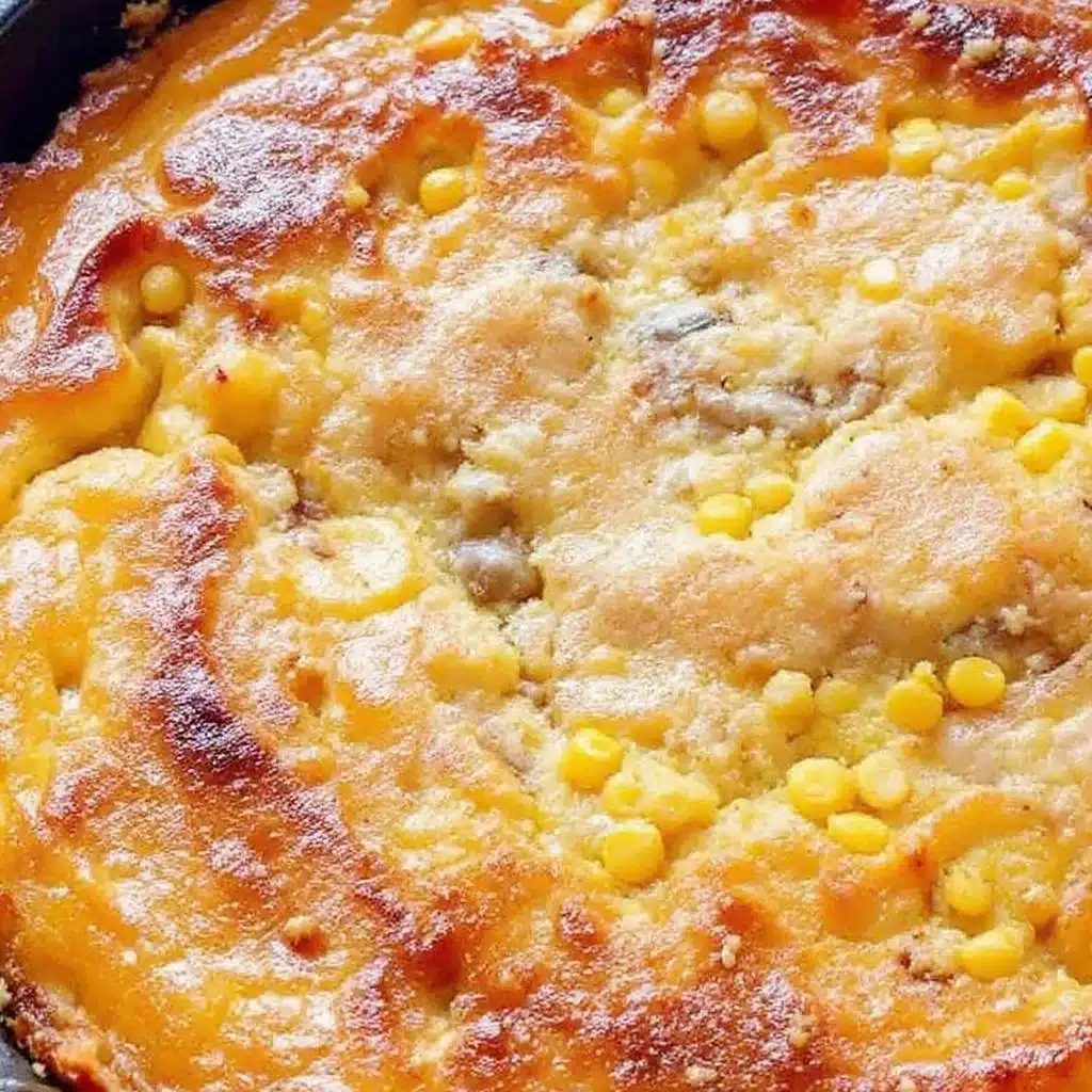 honey butter skillet cornbread - featured image
