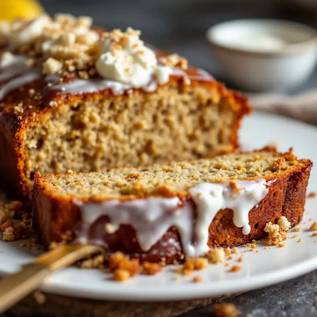 moist sour cream banana bread preparation steps