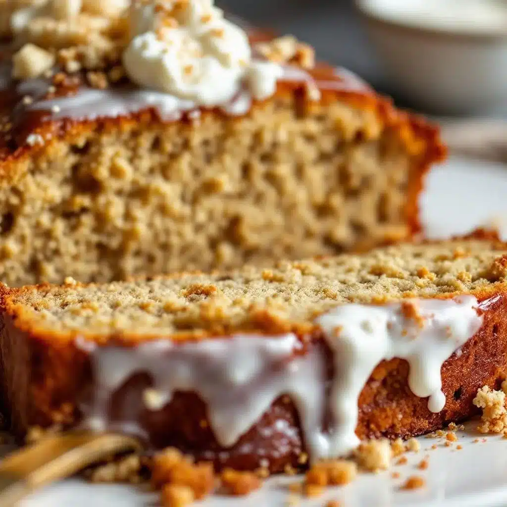 moist sour cream banana bread - featured image