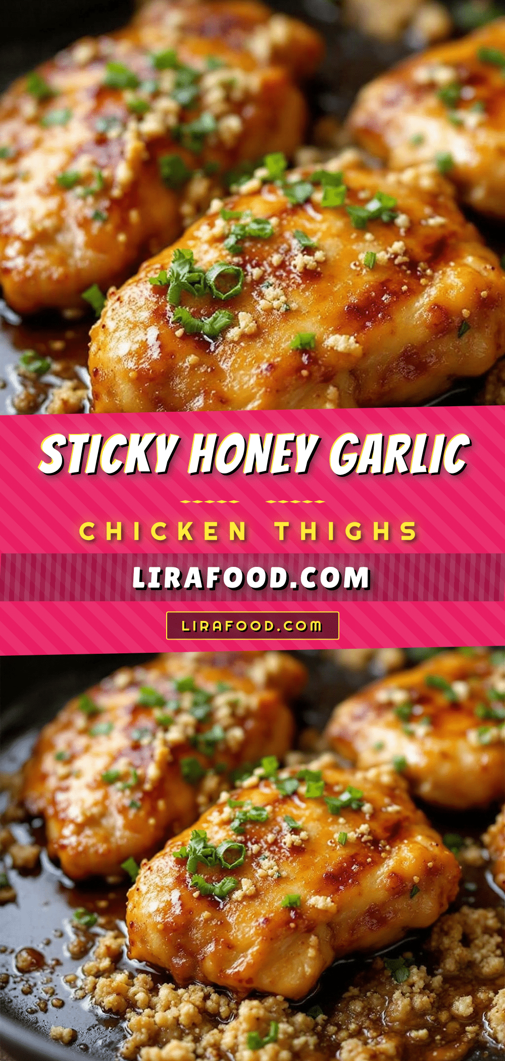 one-pan honey garlic chicken thighs recipe