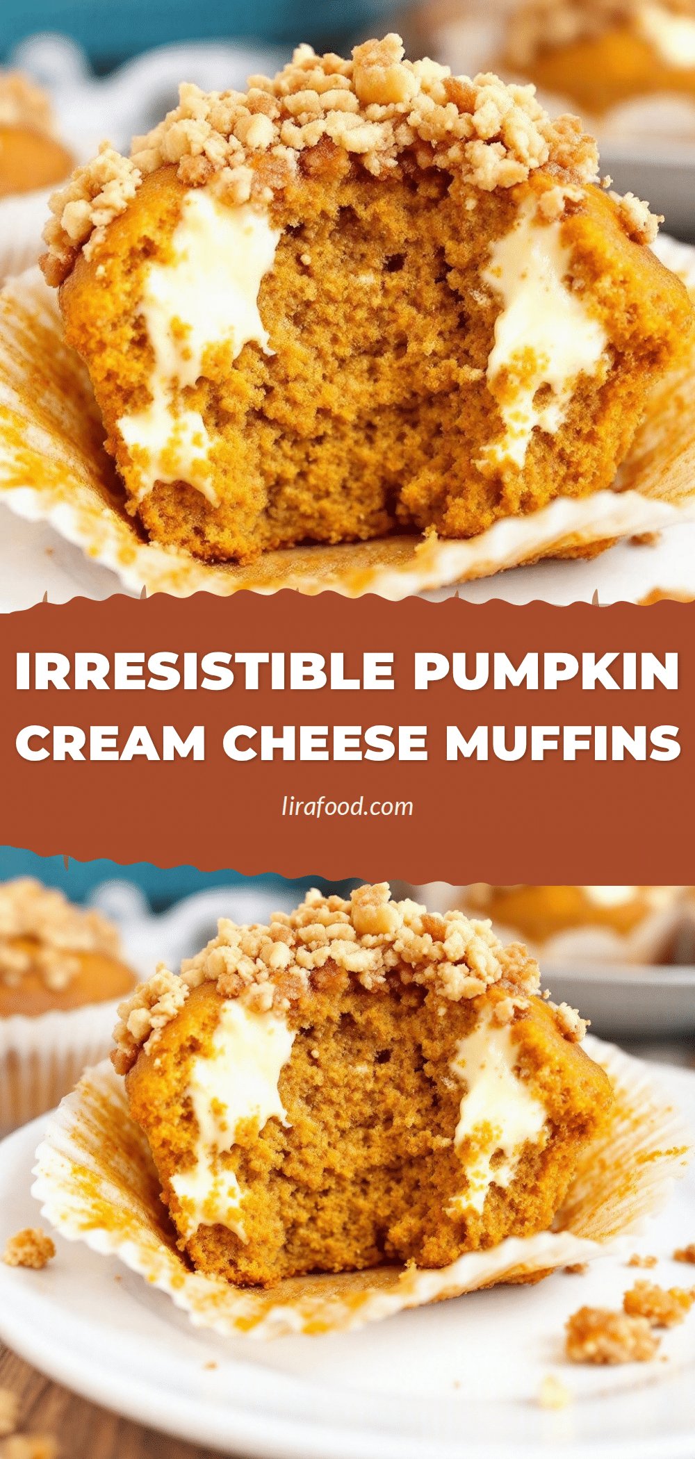 pumpkin cream cheese muffins recipe