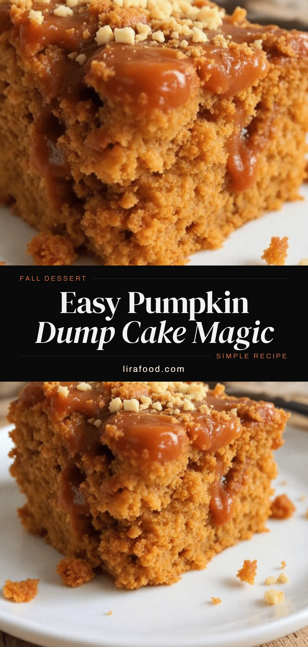 pumpkin dump cake recipe
