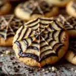 spiderweb sugar cookies - featured image