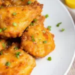 air fryer parmesan garlic chicken wings - featured image