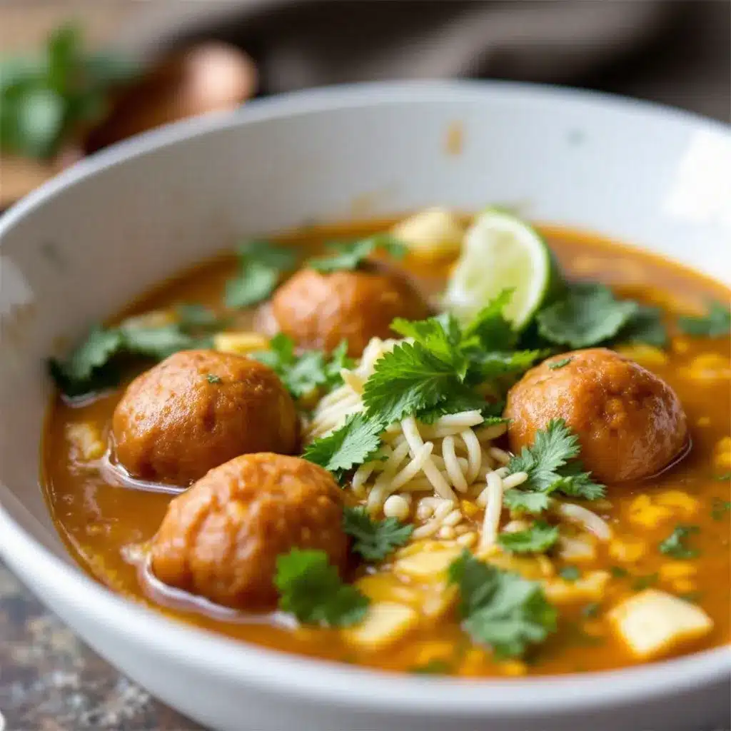 Albondigas Soup preparation steps