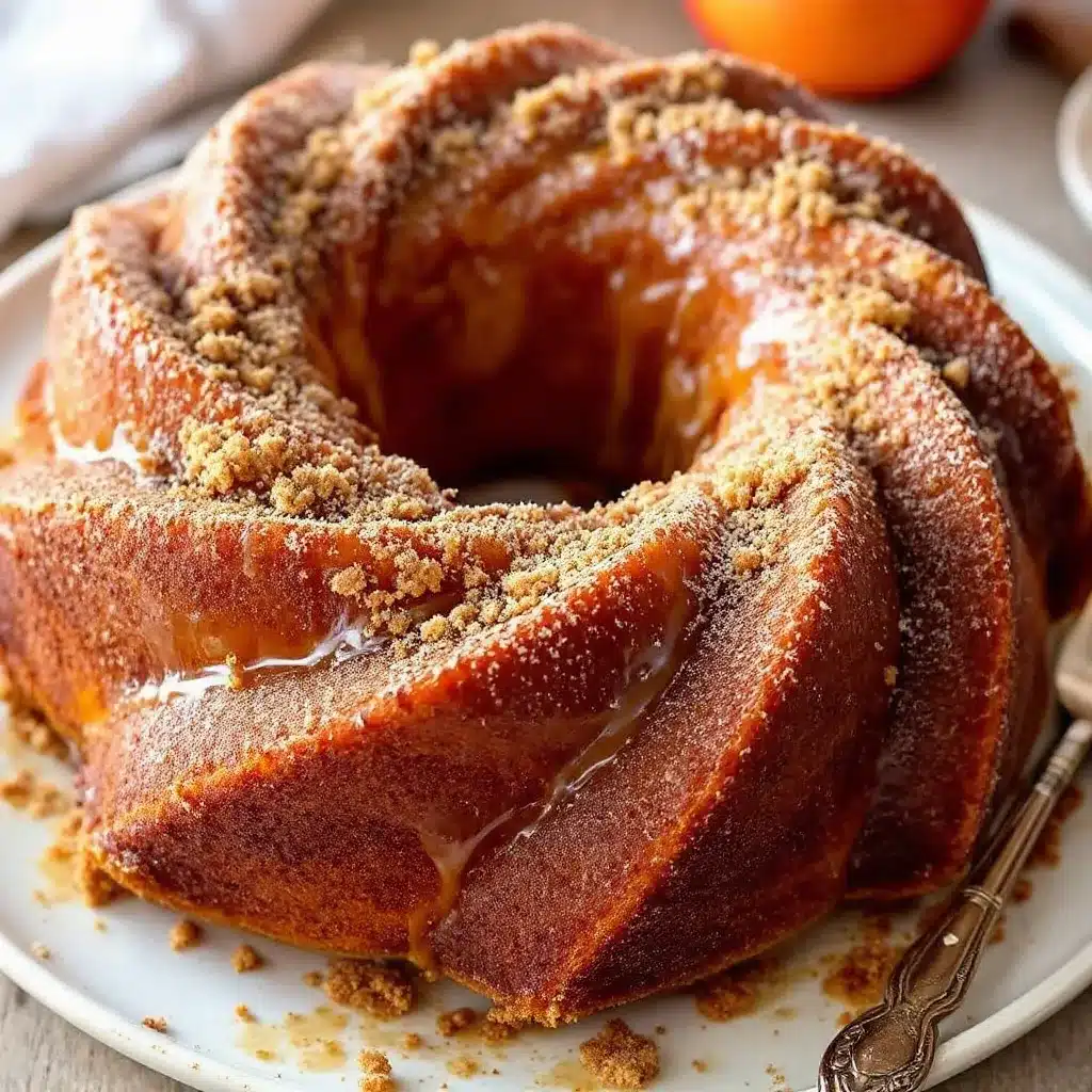 apple cider donut bundt cake preparation steps