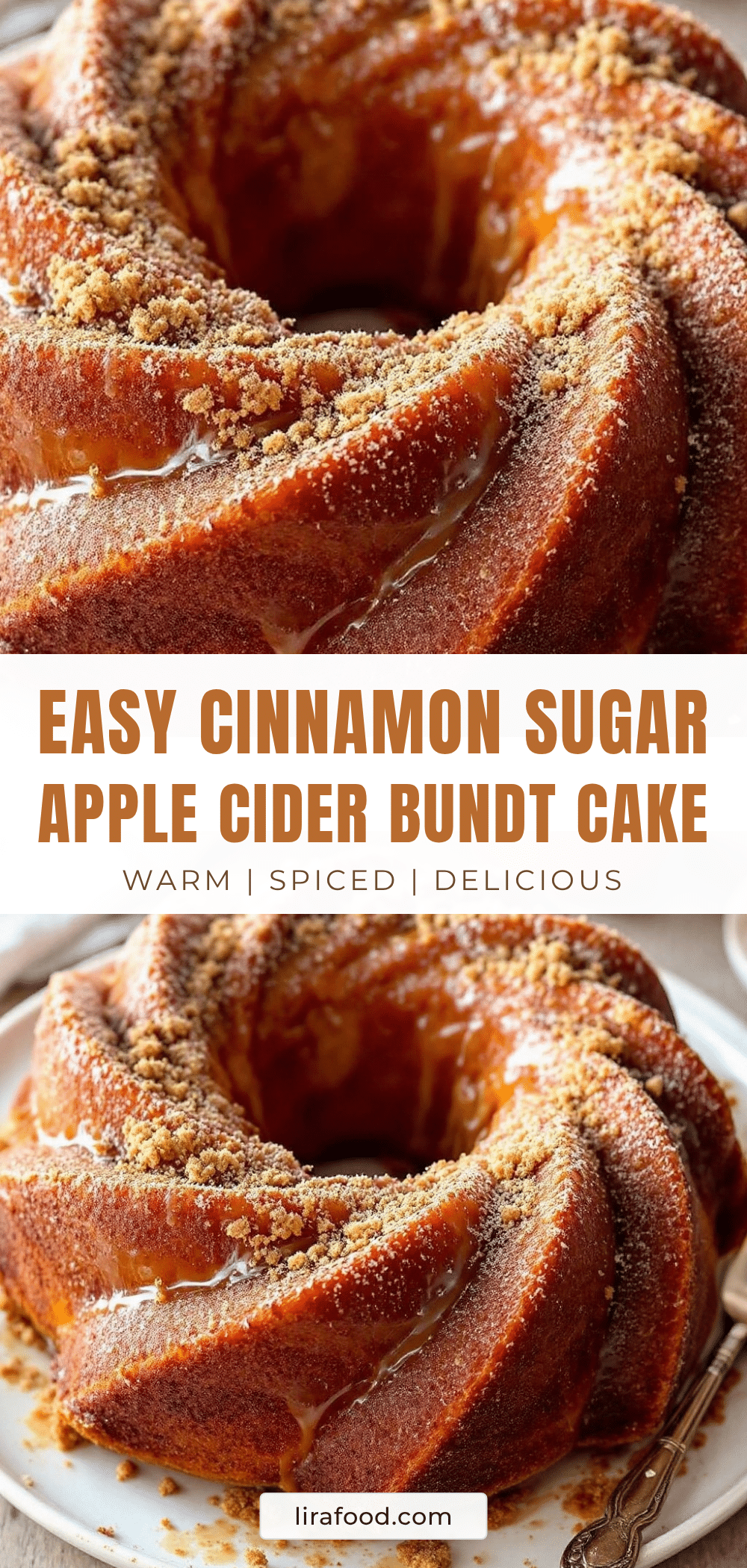 apple cider donut bundt cake recipe