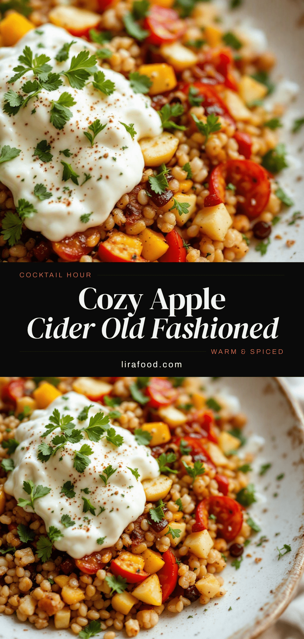 apple cider old fashioned cocktail recipe