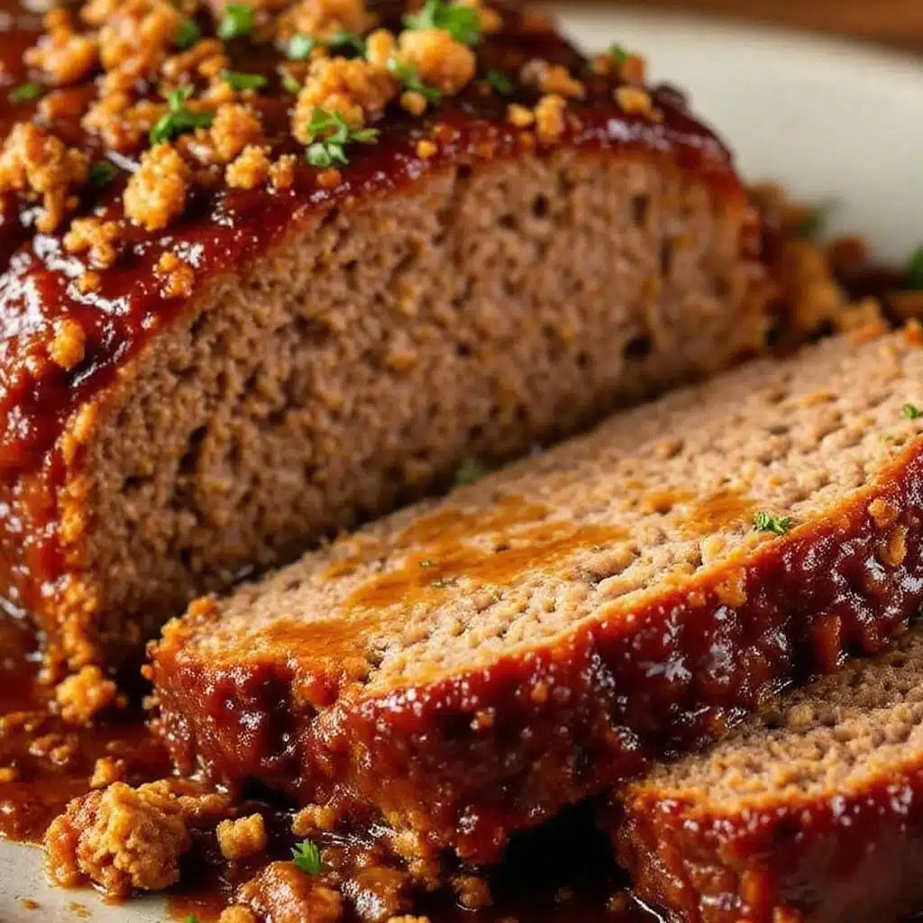 best classic meatloaf recipe with brown sugar glaze - featured image