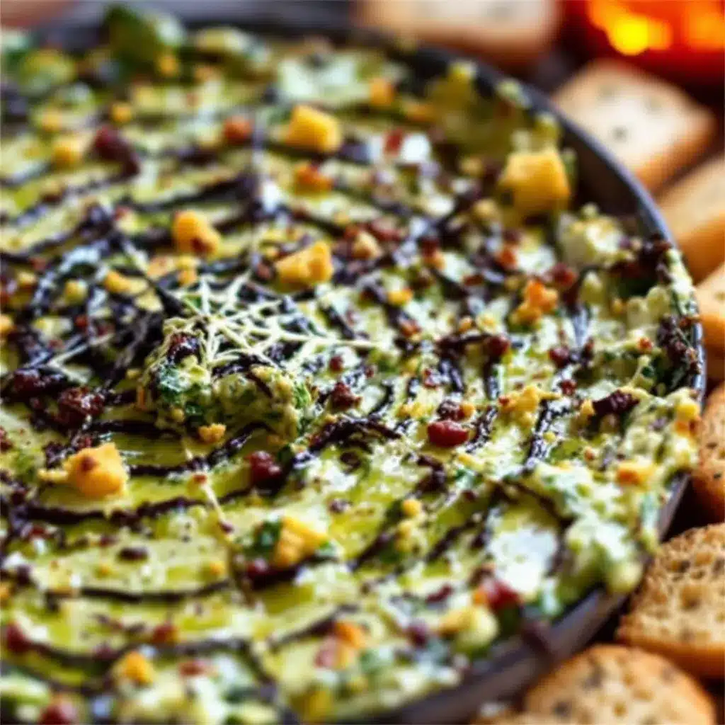 best homemade spiderweb spinach dip for halloween preparation steps