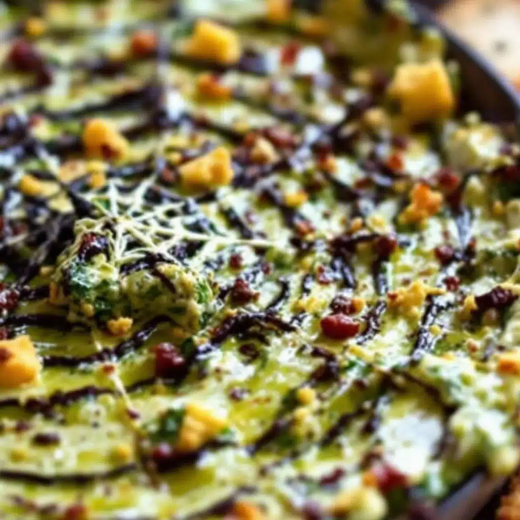best homemade spiderweb spinach dip for halloween - featured image