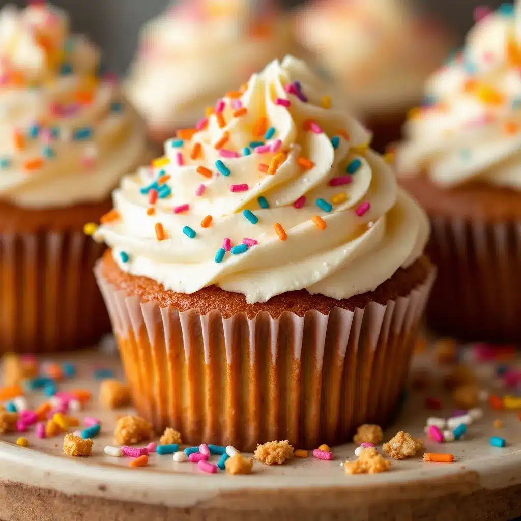birthday cake cupcakes preparation steps