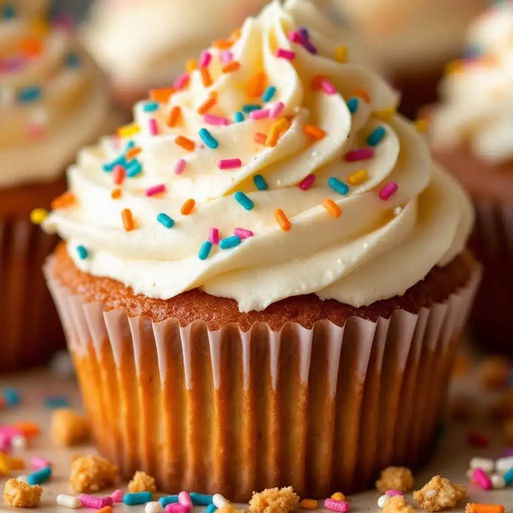 birthday cake cupcakes - featured image